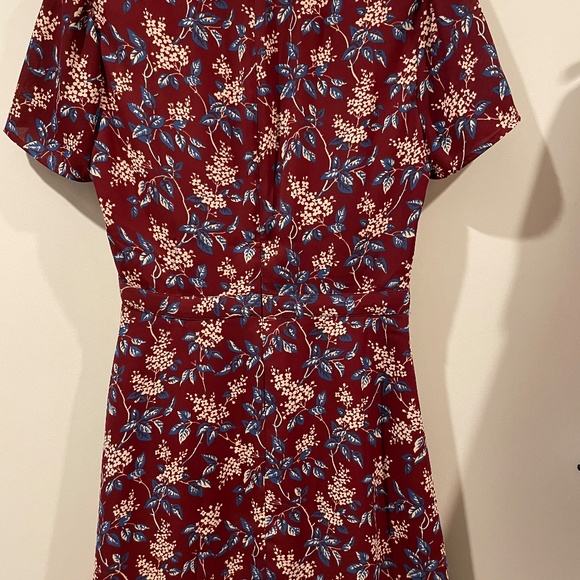 Madewell Wrap-Front Mini Dress in Antique Flora - Picture 5 of 5
